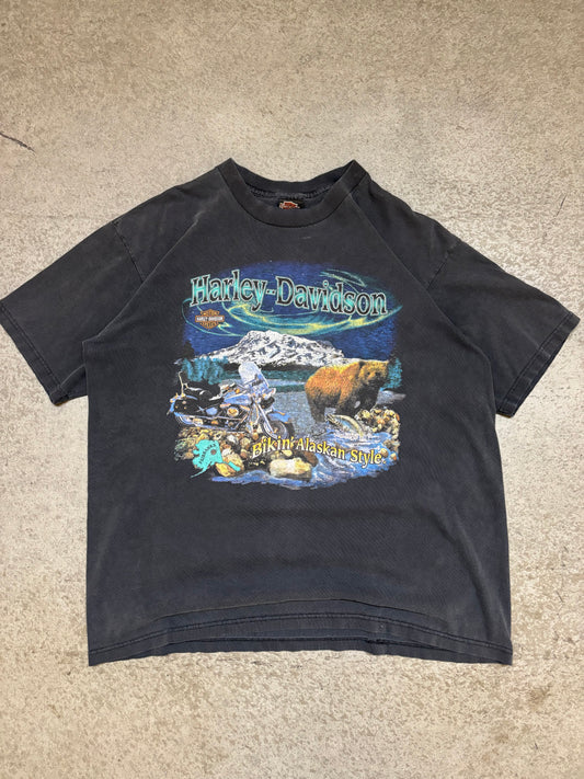 2000s Alaskan Harley Tee - XL