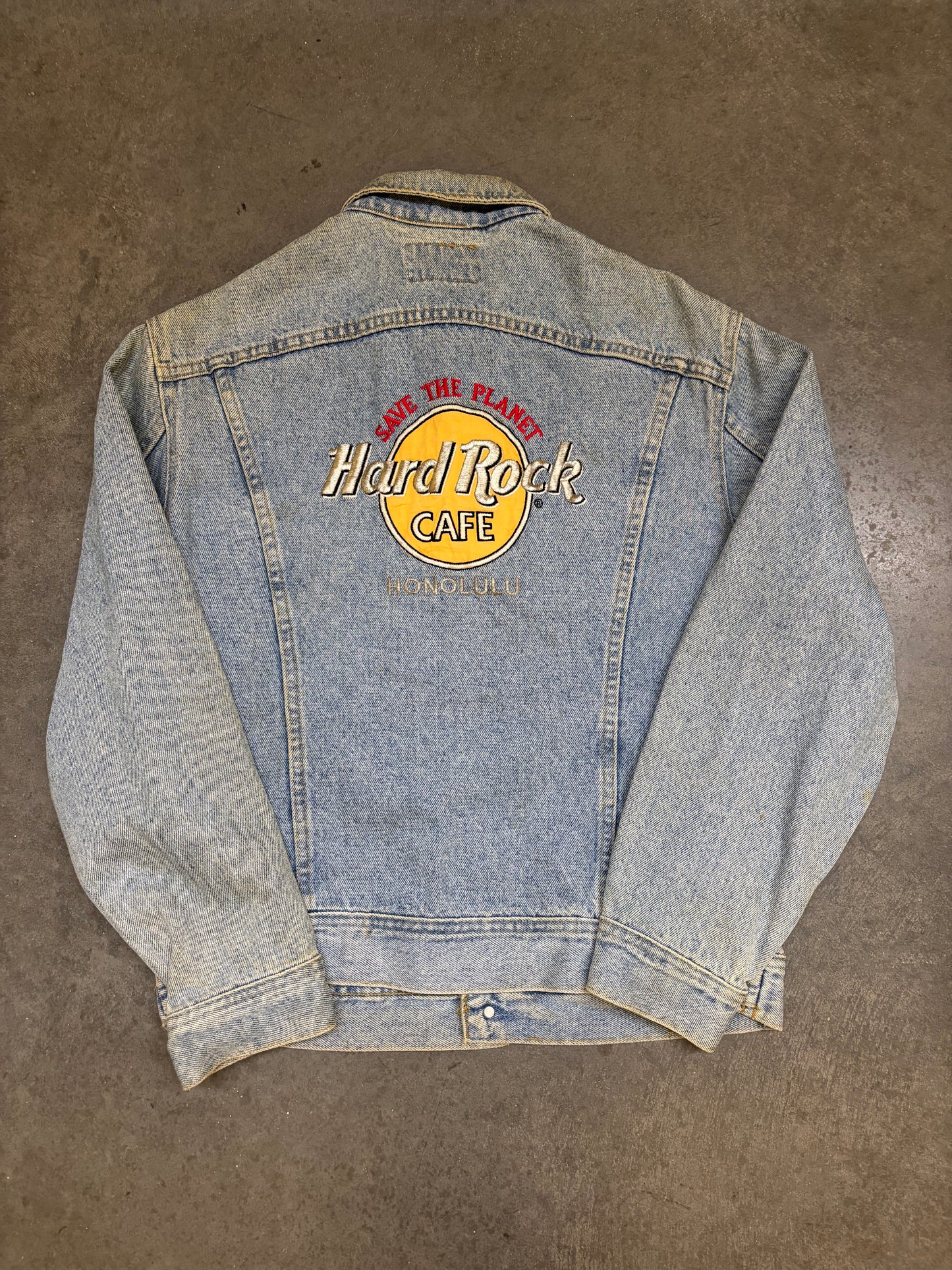 90s Lee X Hard Rock Denim Jacket - M