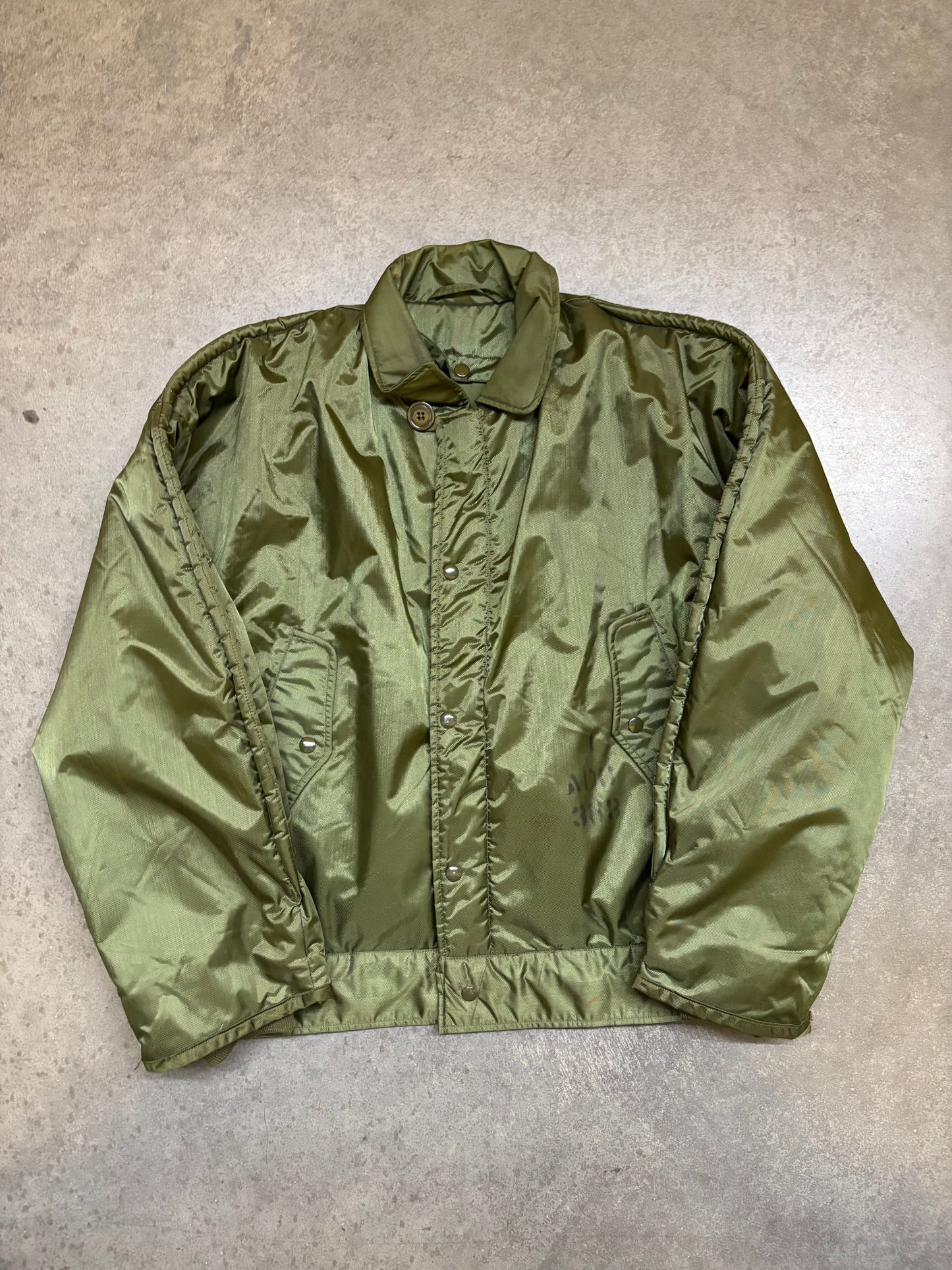 1962 Extreme Cold Weather Stenciled Flight Jacket - XL