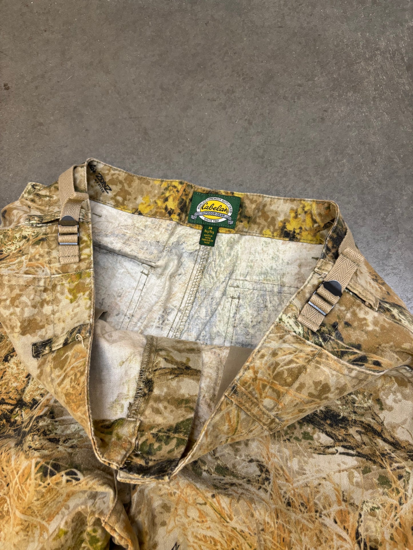 Camo Cargo Pants - 34x32