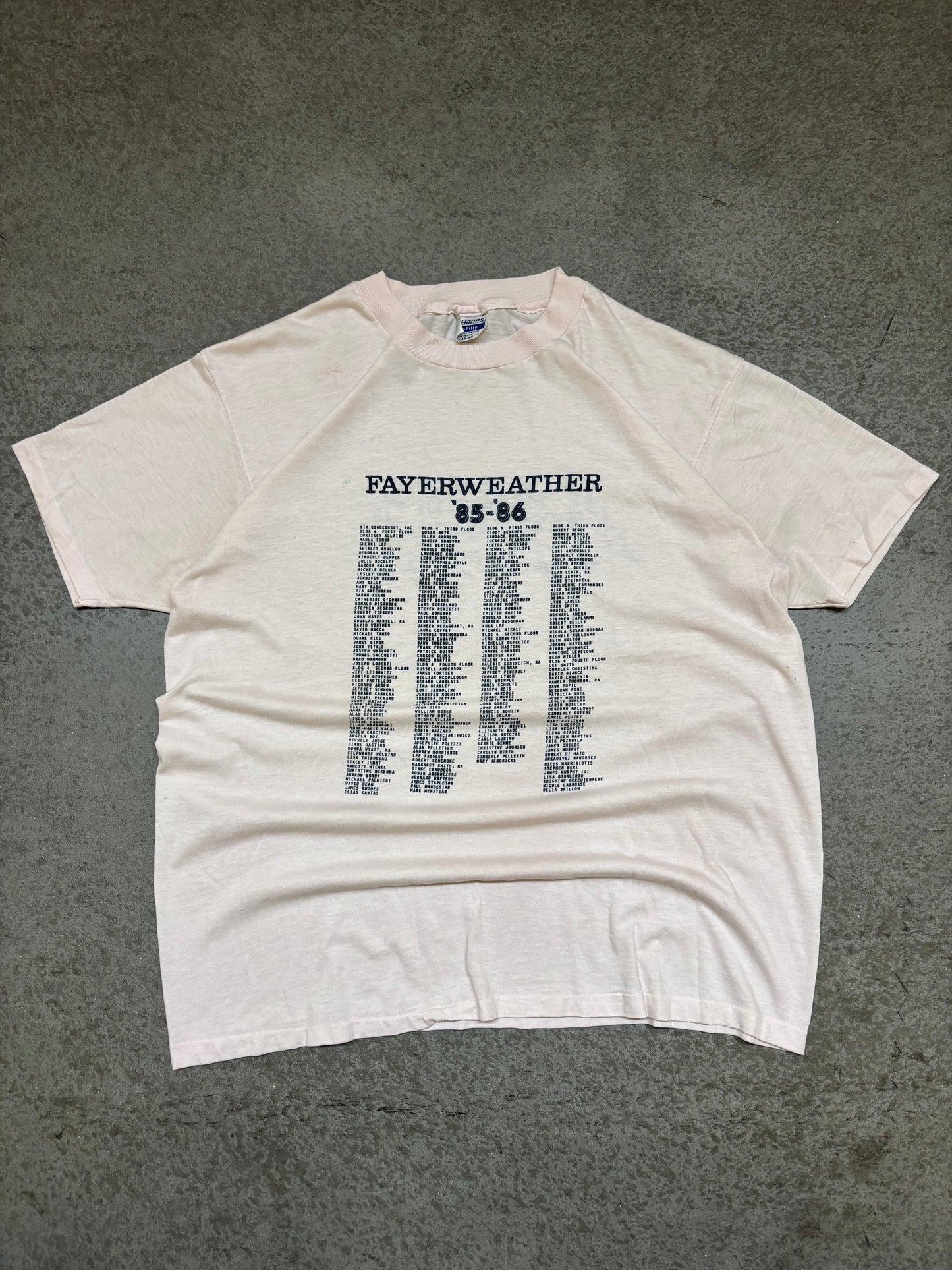 1985 Fayerweather Tee - XL