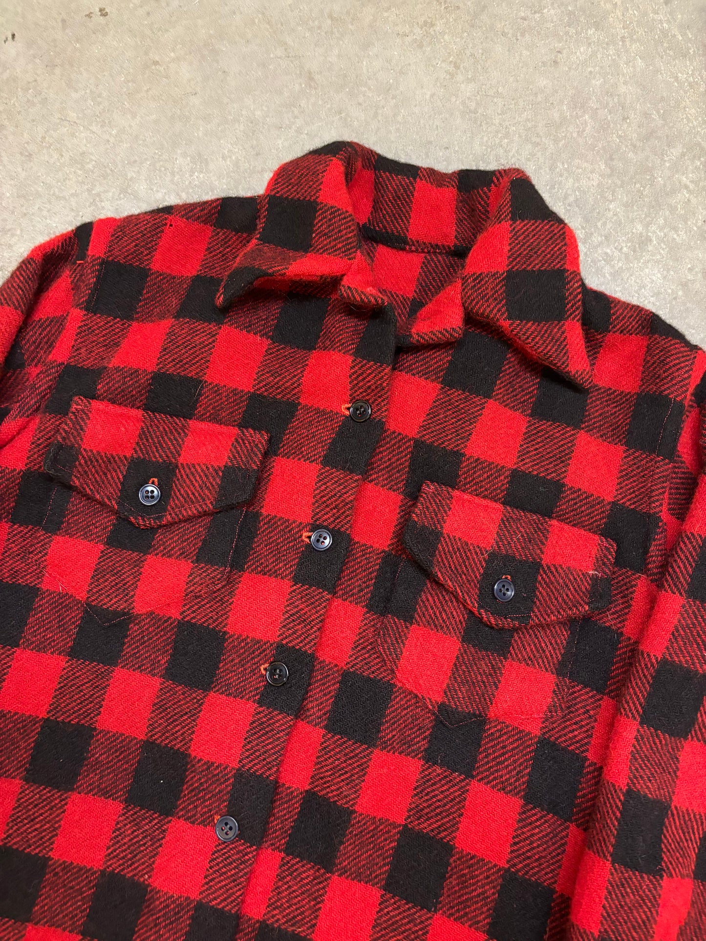 1940/50s Wool Flannel - S