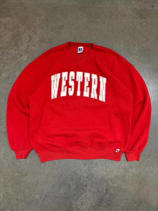 90s Western Russell Sweatshirt - XL