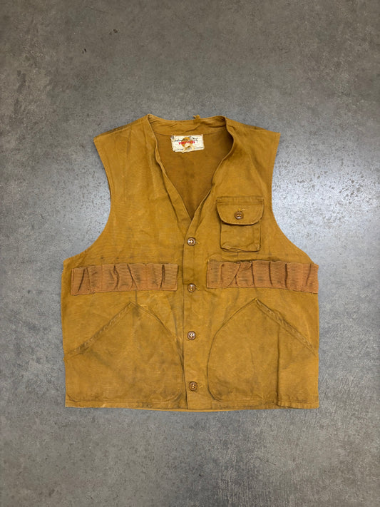 1940/50s Hunting Canvas Vest - M