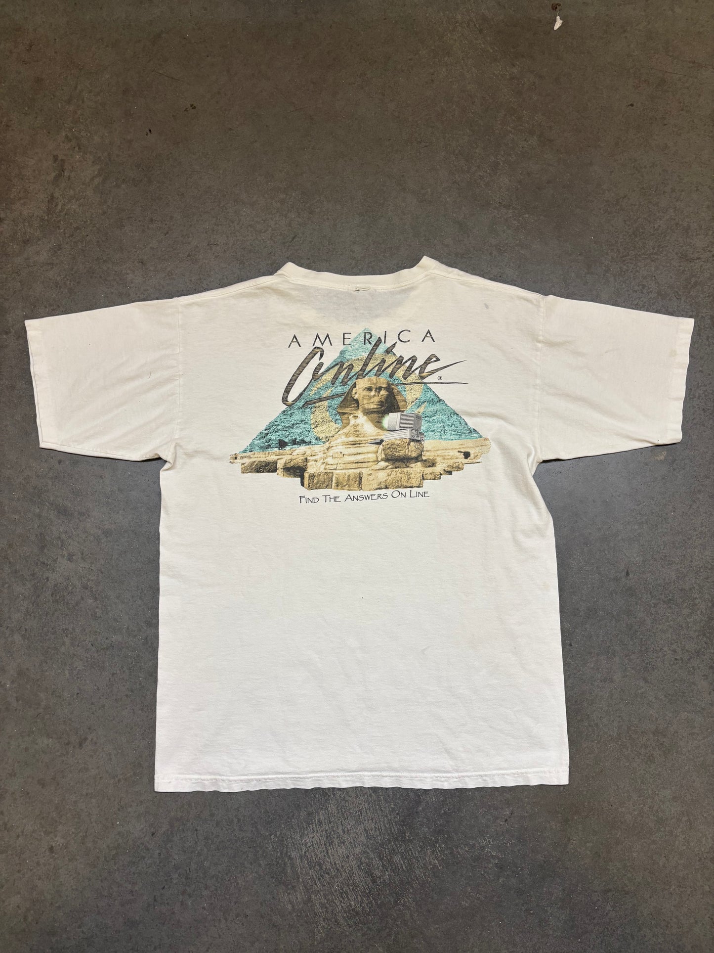 90s America Online Tee - L