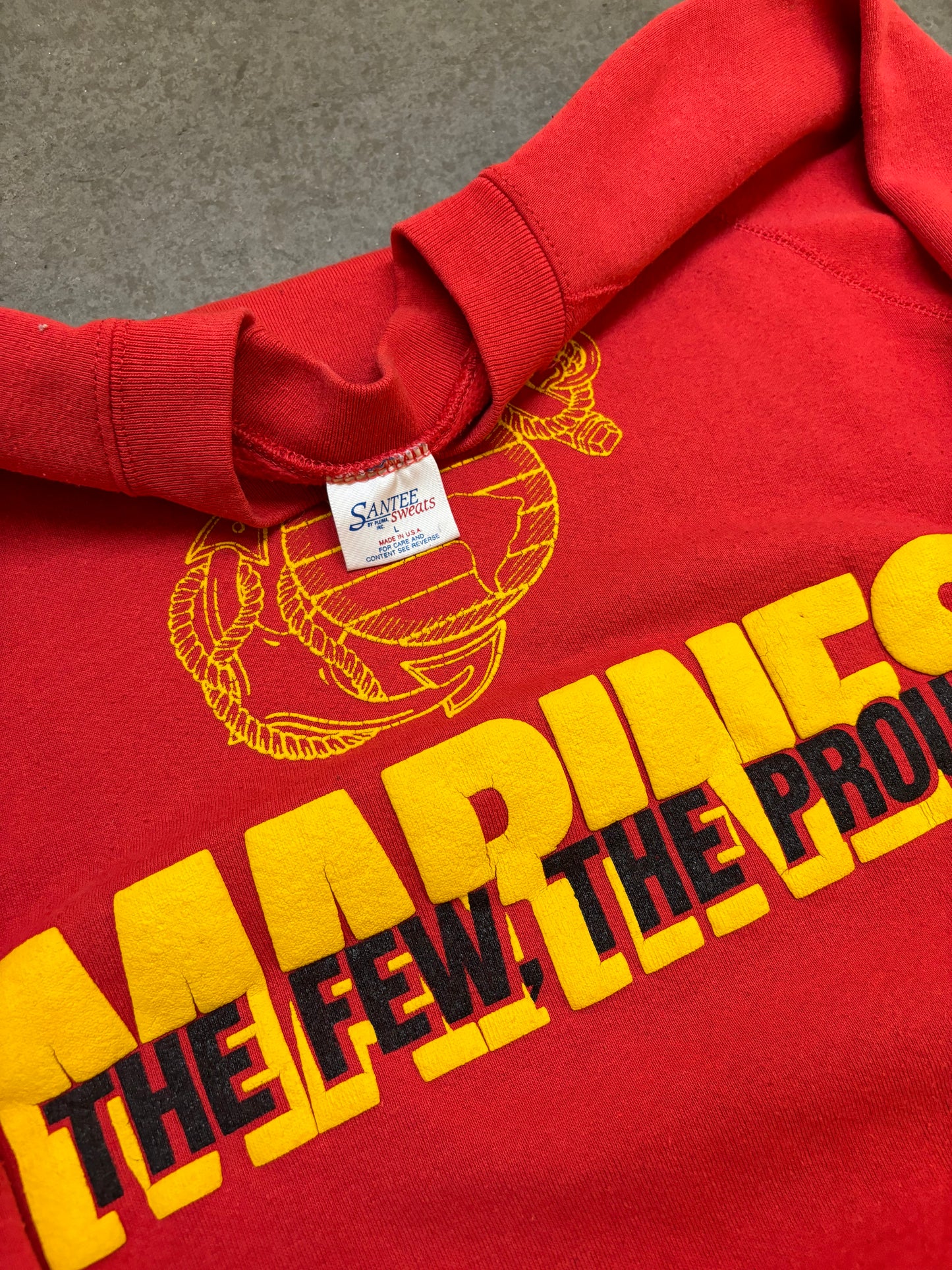 90s Marines Sweatshirt - L