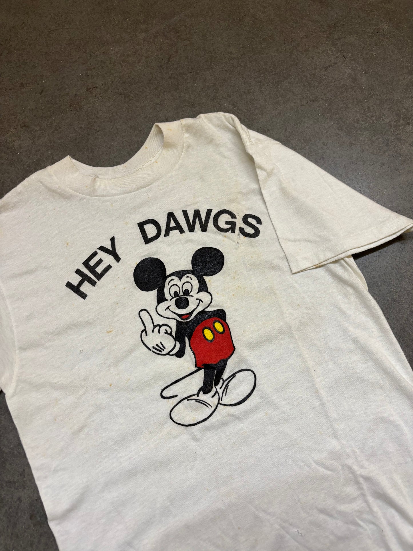 80s Hey Dawgs Mickey Tee - M