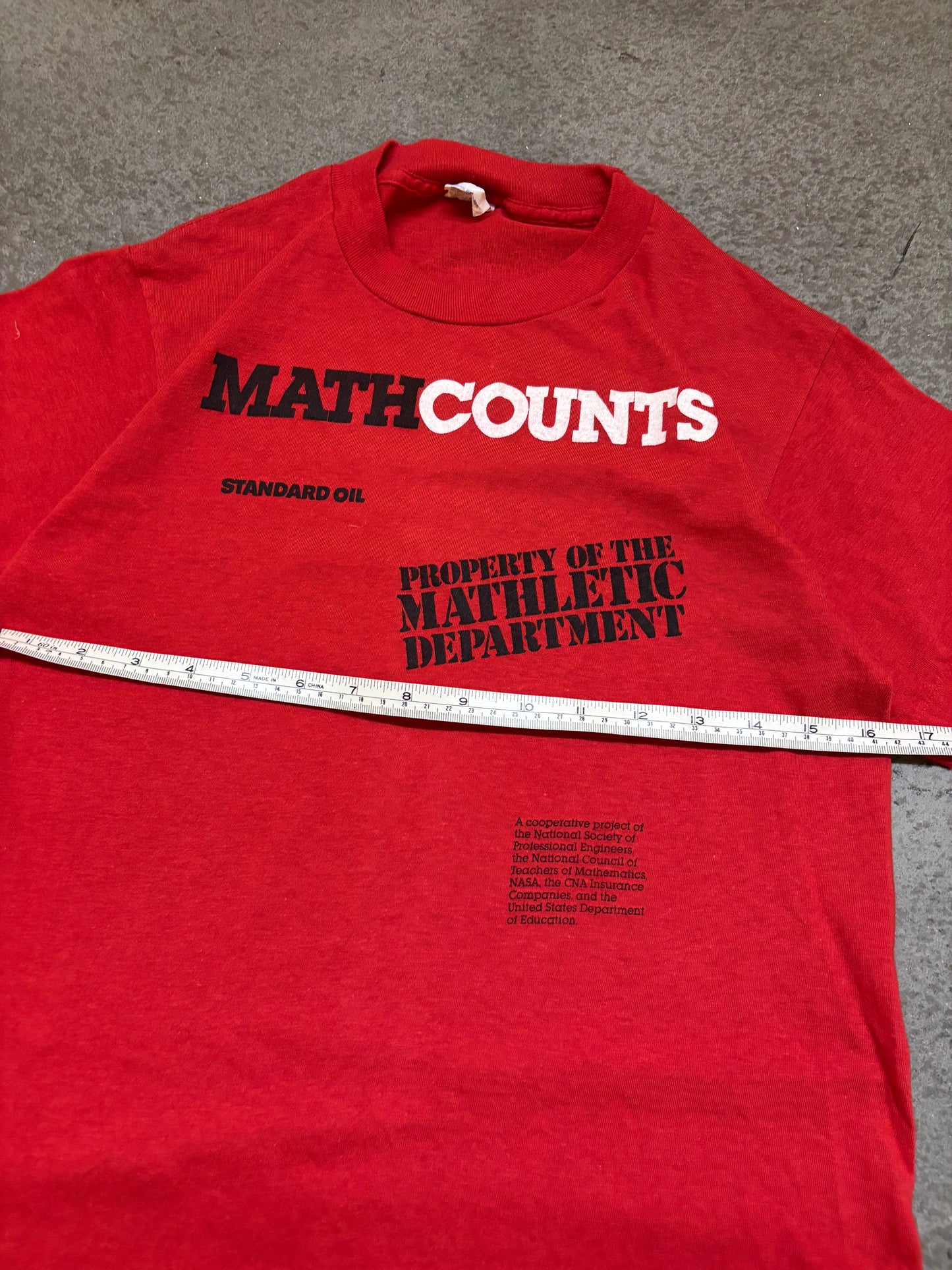 70s Math Tee - M