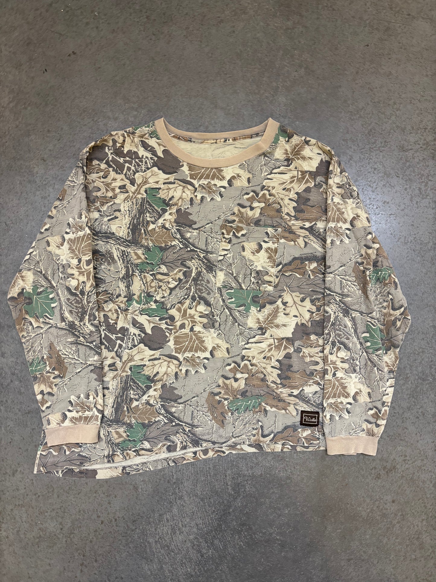 90s Camo Long Sleeve - XL