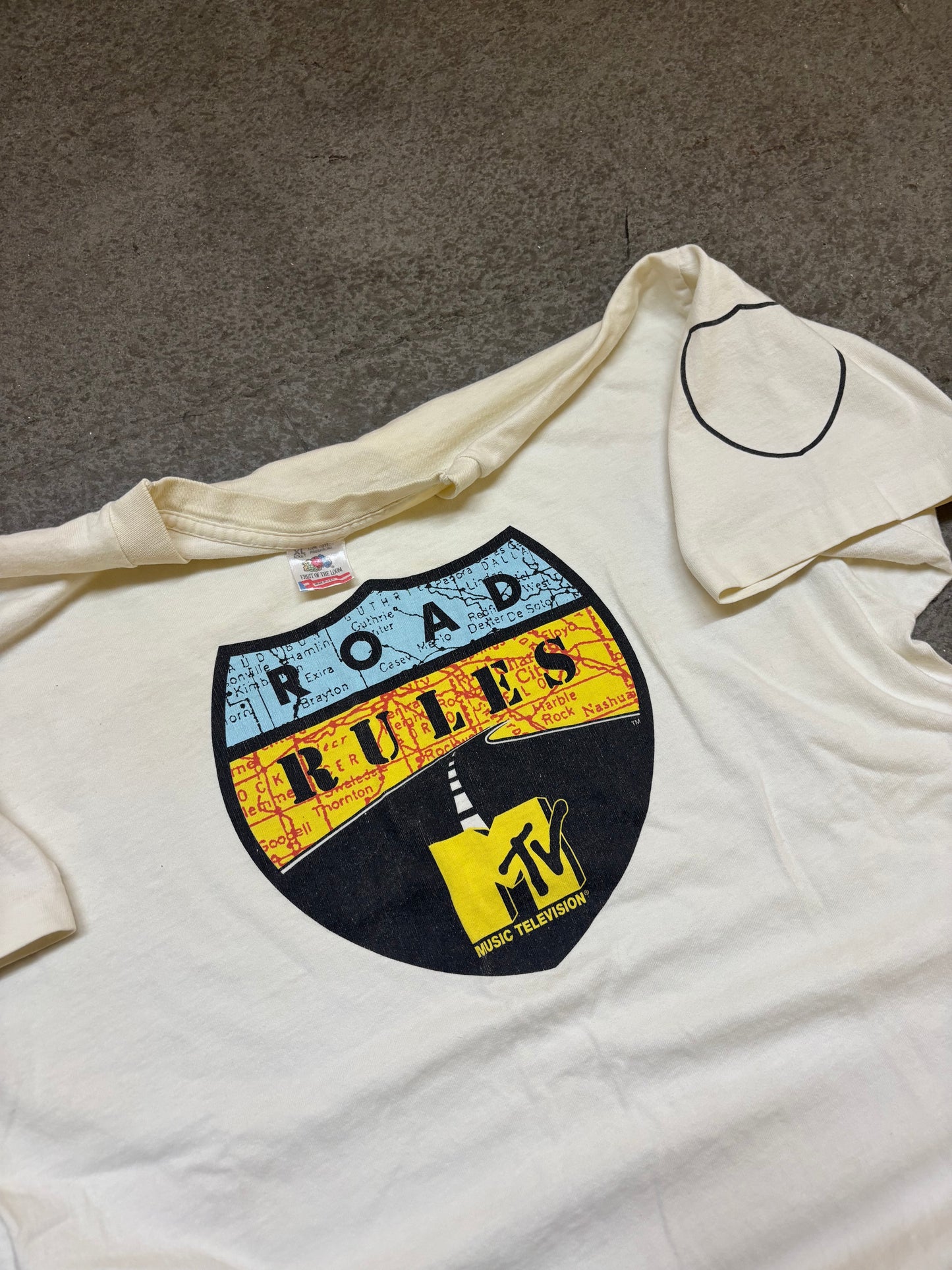 1995 MTV Road Rules Tee - XL