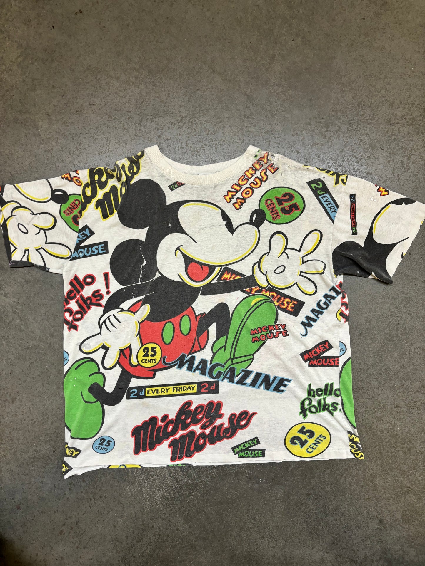 90s Mickey Magazine AOP - XL