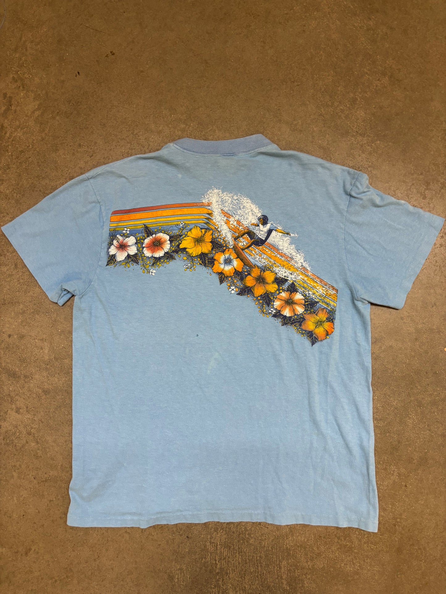 1970s Surf Pocket Tee - L