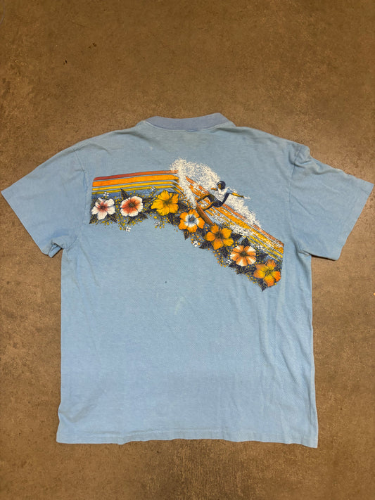 1970s Surf Pocket Tee - L