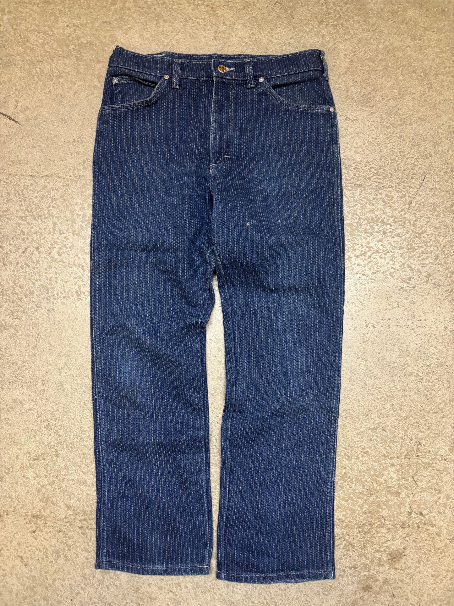 90s Lee Striped Denim - 34x30