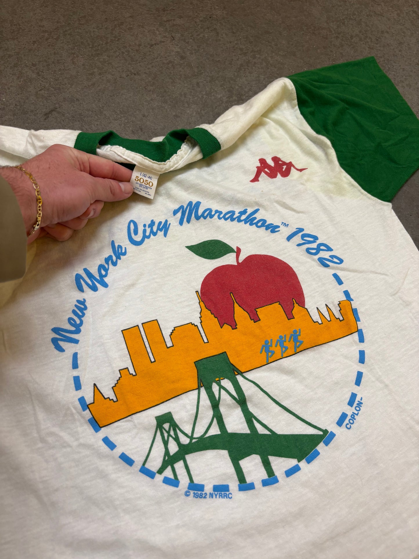 1982 New York City Marathon Tee - L