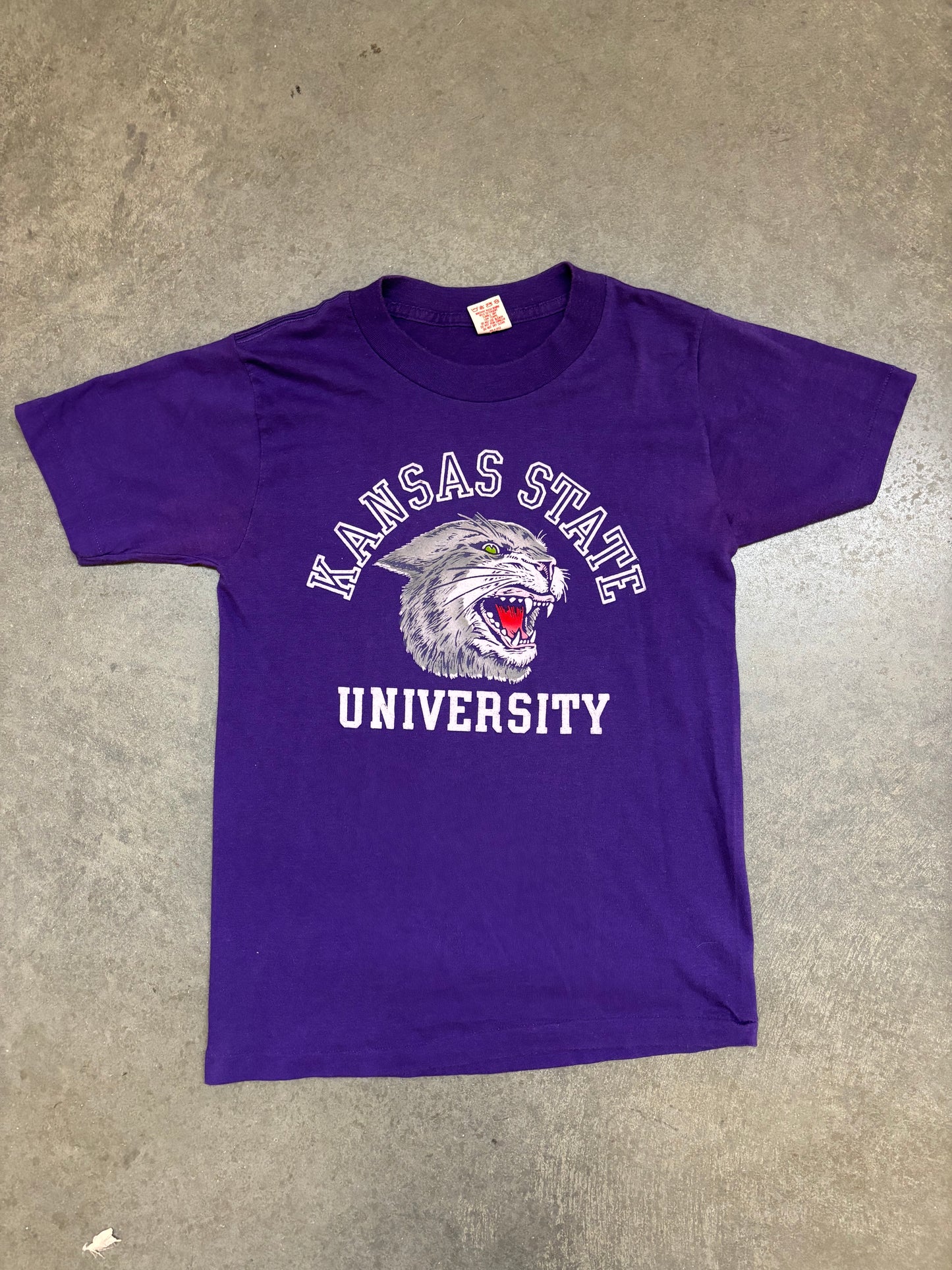 1970s Kansas State University Flock tee - S