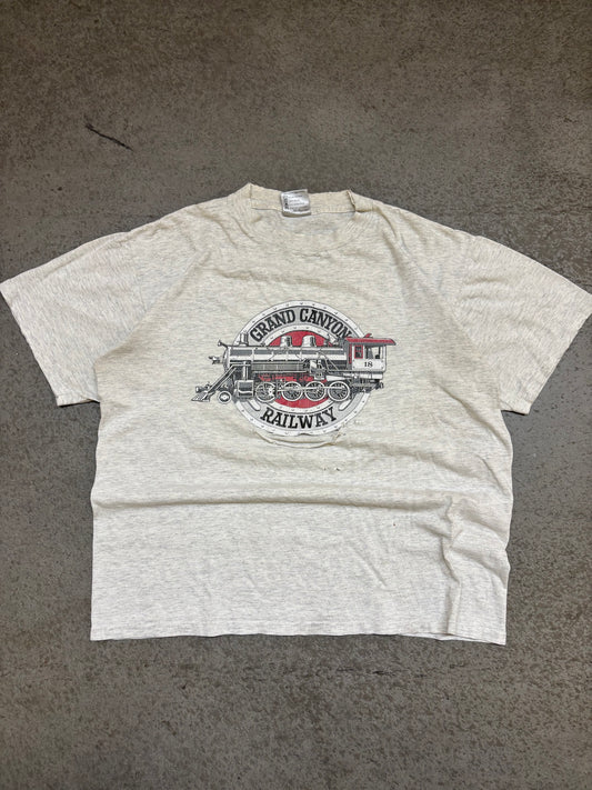 90s Thrashed Railway Tee - L