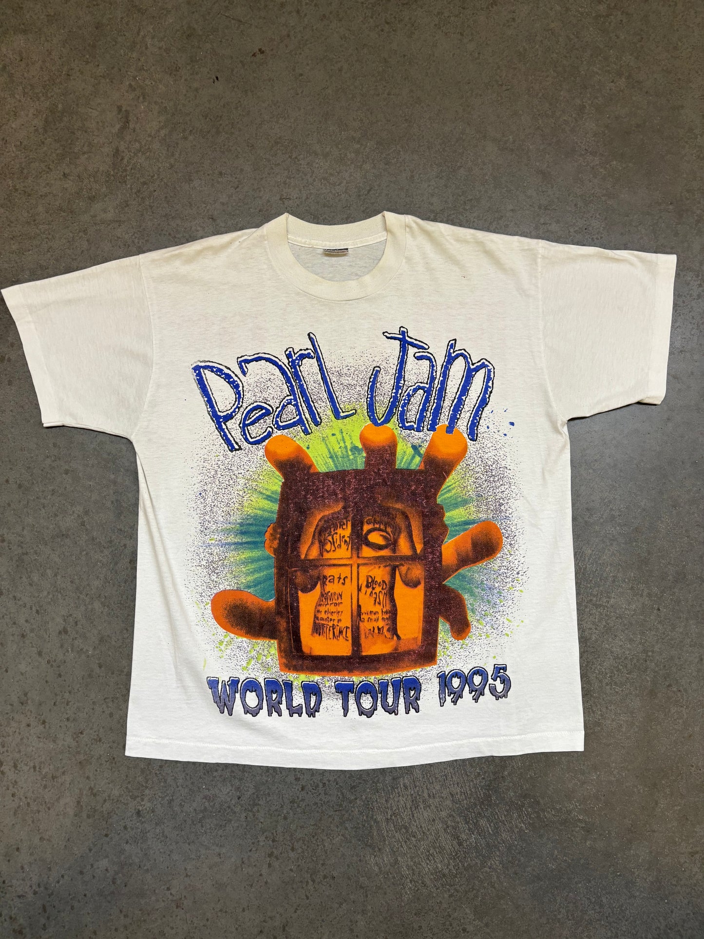 1995 Pearl Jam World Tour Tee - XL