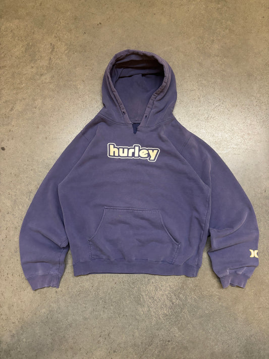Faded 2000s Hurley Hoodie - L