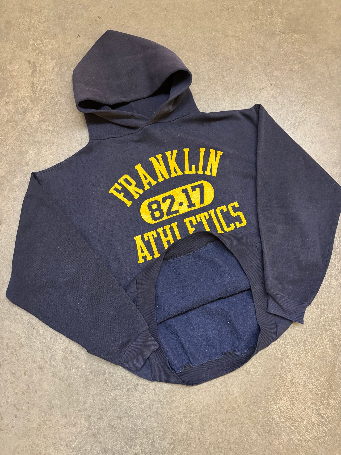 70s Russell Track Hoodie - L