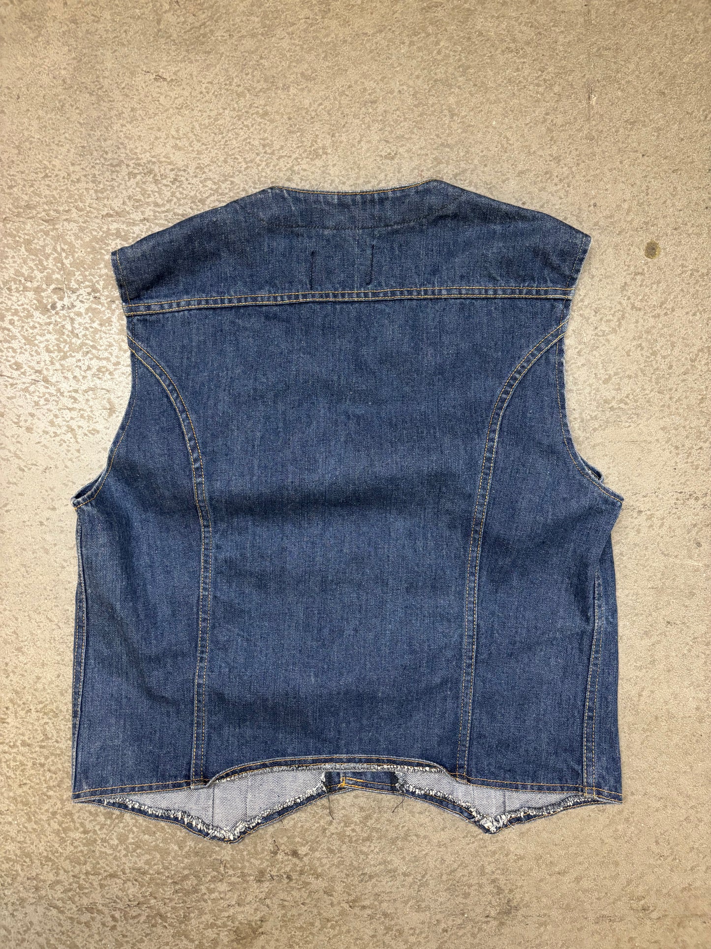 70/80s Lee Denim Vest - L