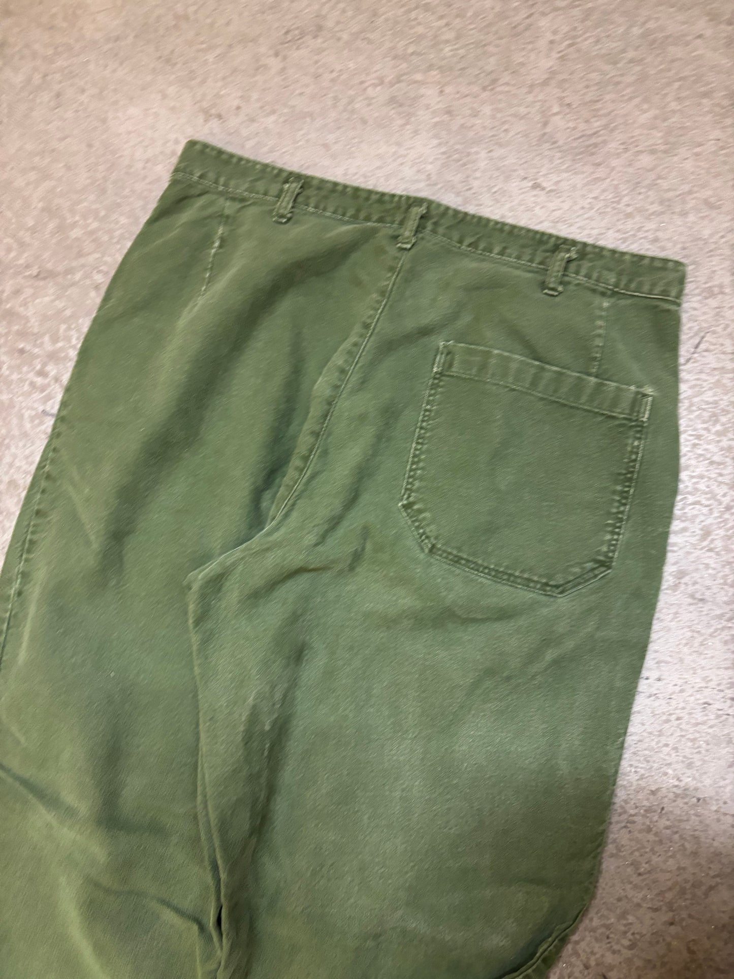 70s Swedish Army Utility Pants - 34x31