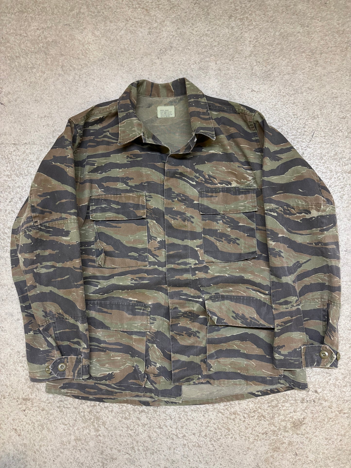 Tiger Stripe Army Jacket - L