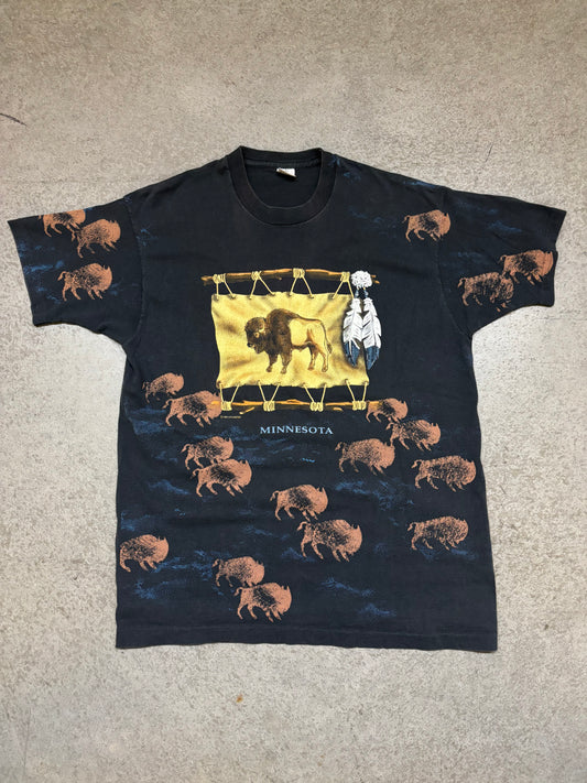 90s Minnesota Buffalo AOP - XL