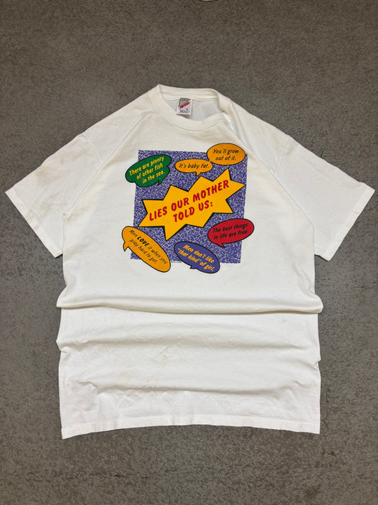 90s Comic Funny Tee - L