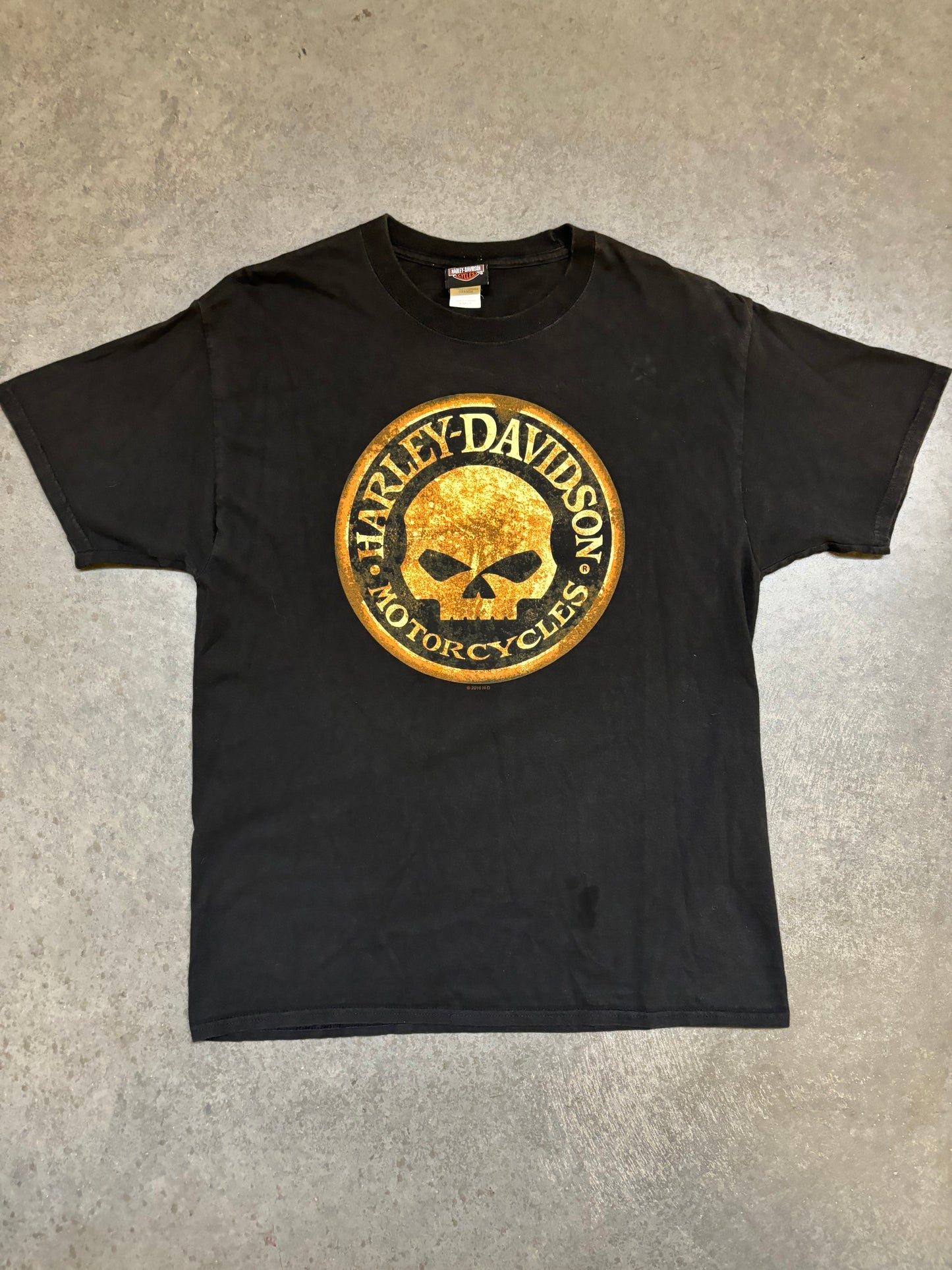 Harley Skull Tee - L