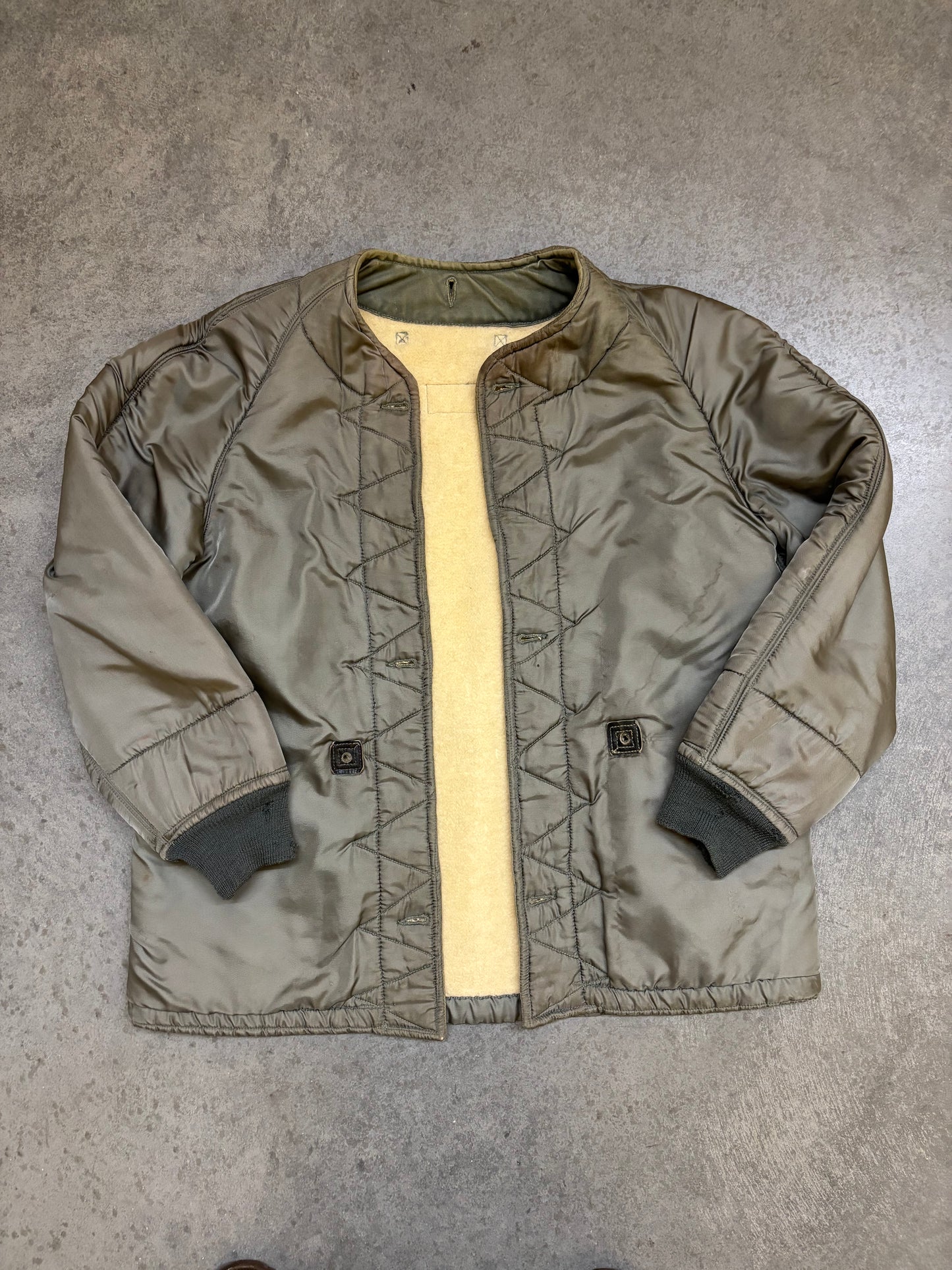 1950s Cold Weather Army Liner Jacket - L