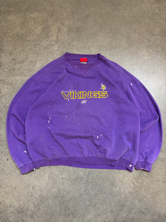 2000s Thrashed Vikings Crewneck - XL