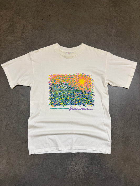 90s Hawaii Art Tee - L