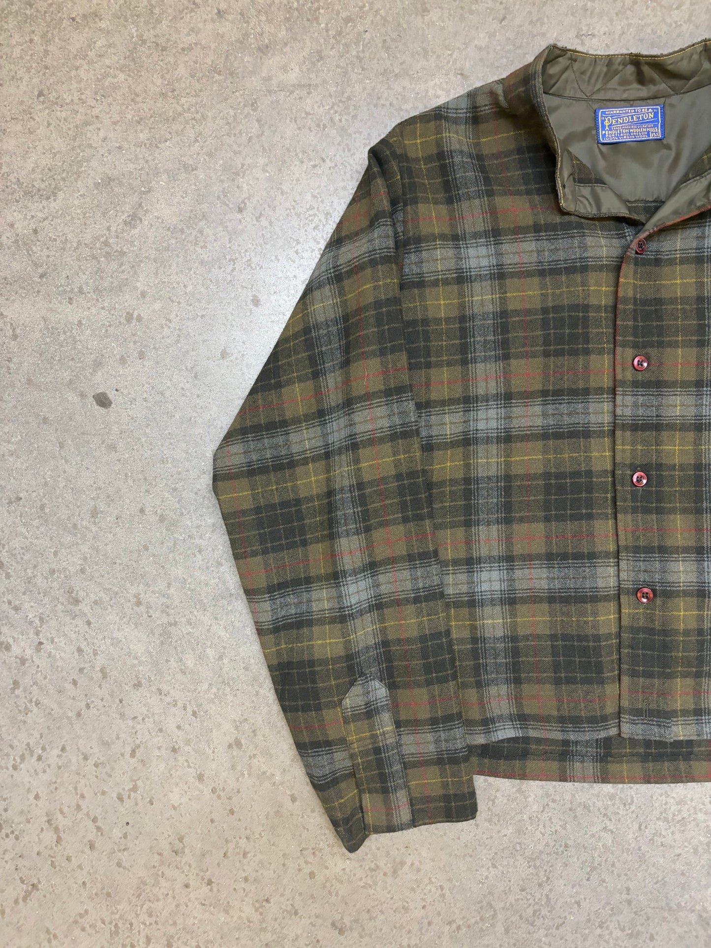 Vintage Pendleton Mandarin Collar - M