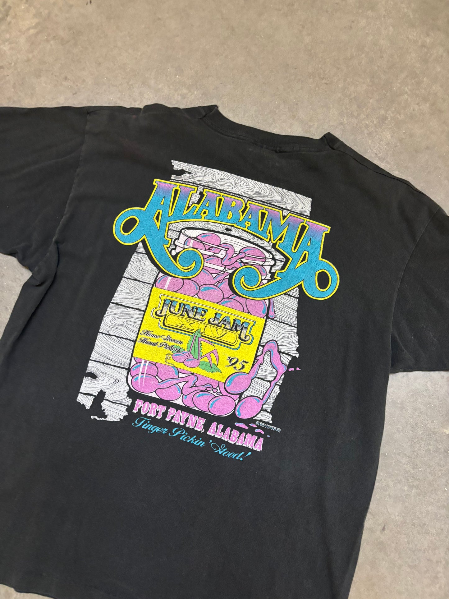 1995 Alabama Band June Jam Tee - XL