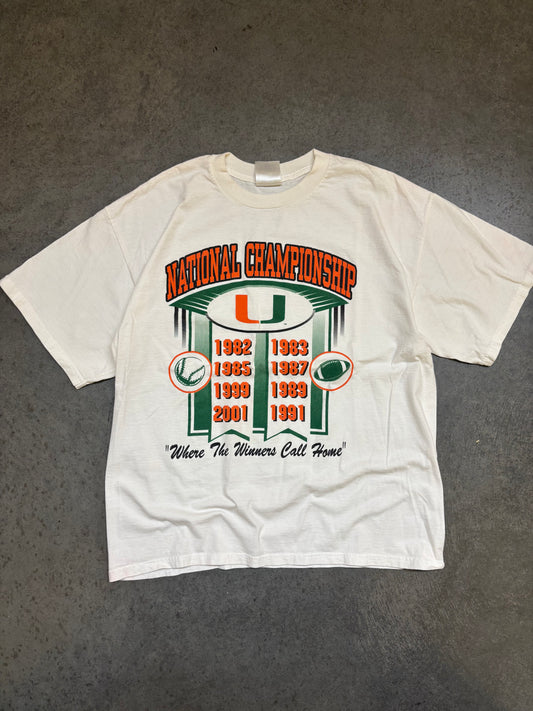 Vintage UMiami Tee - XL