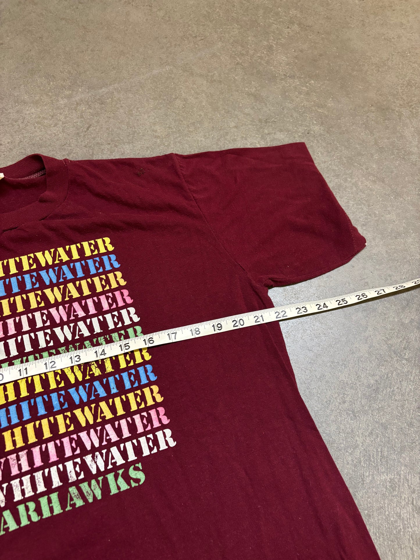 80s UW Whitewater Tee - L