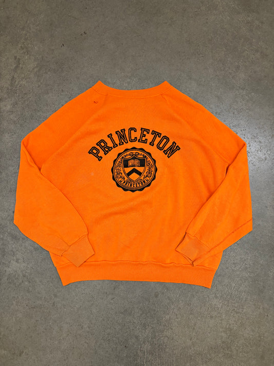 70s Princeton Flocked Sweatshirt - S