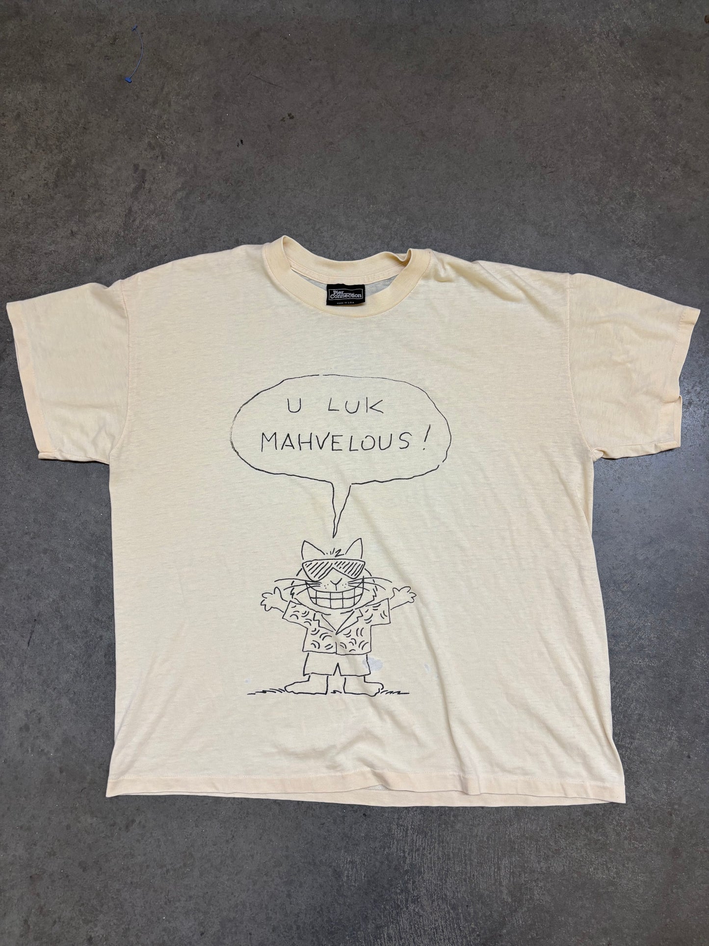 80s Funny Graphic Tee - XL