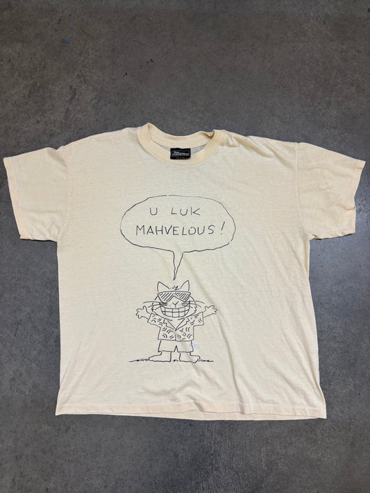 80s Funny Graphic Tee - XL