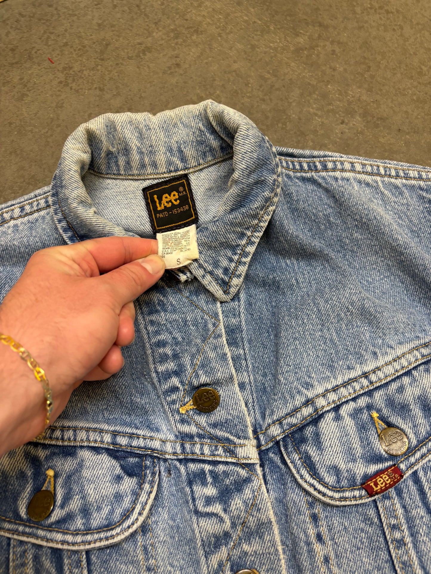 70s/80s Lee Denim Jacket - S