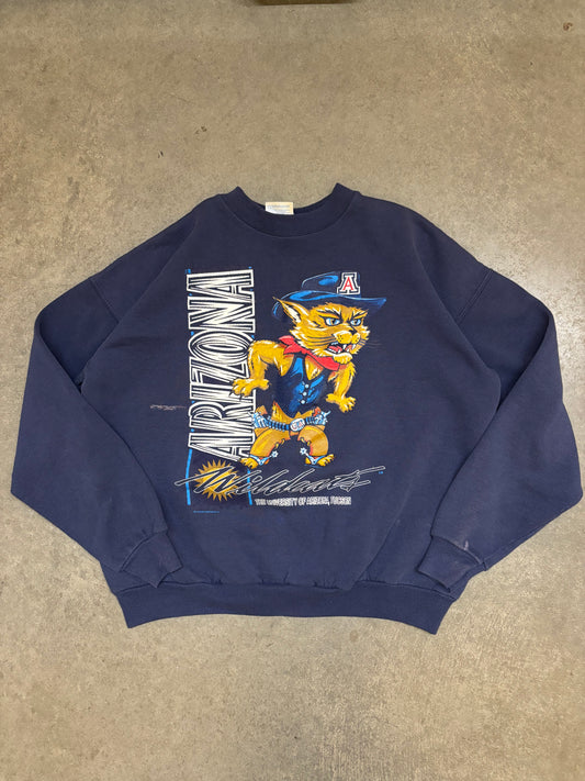 90s Arizona Wildcats Sweatshirt - L