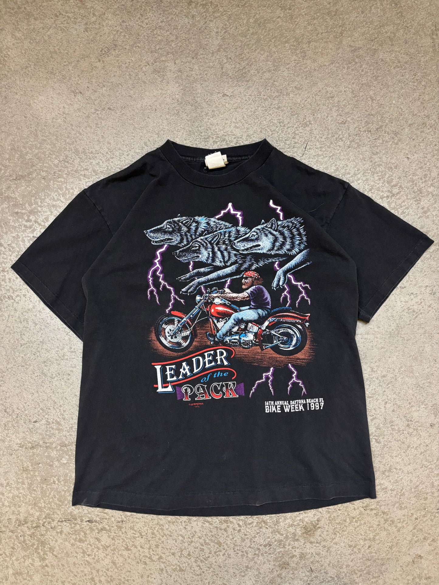 1997 Bike Week Tee - L