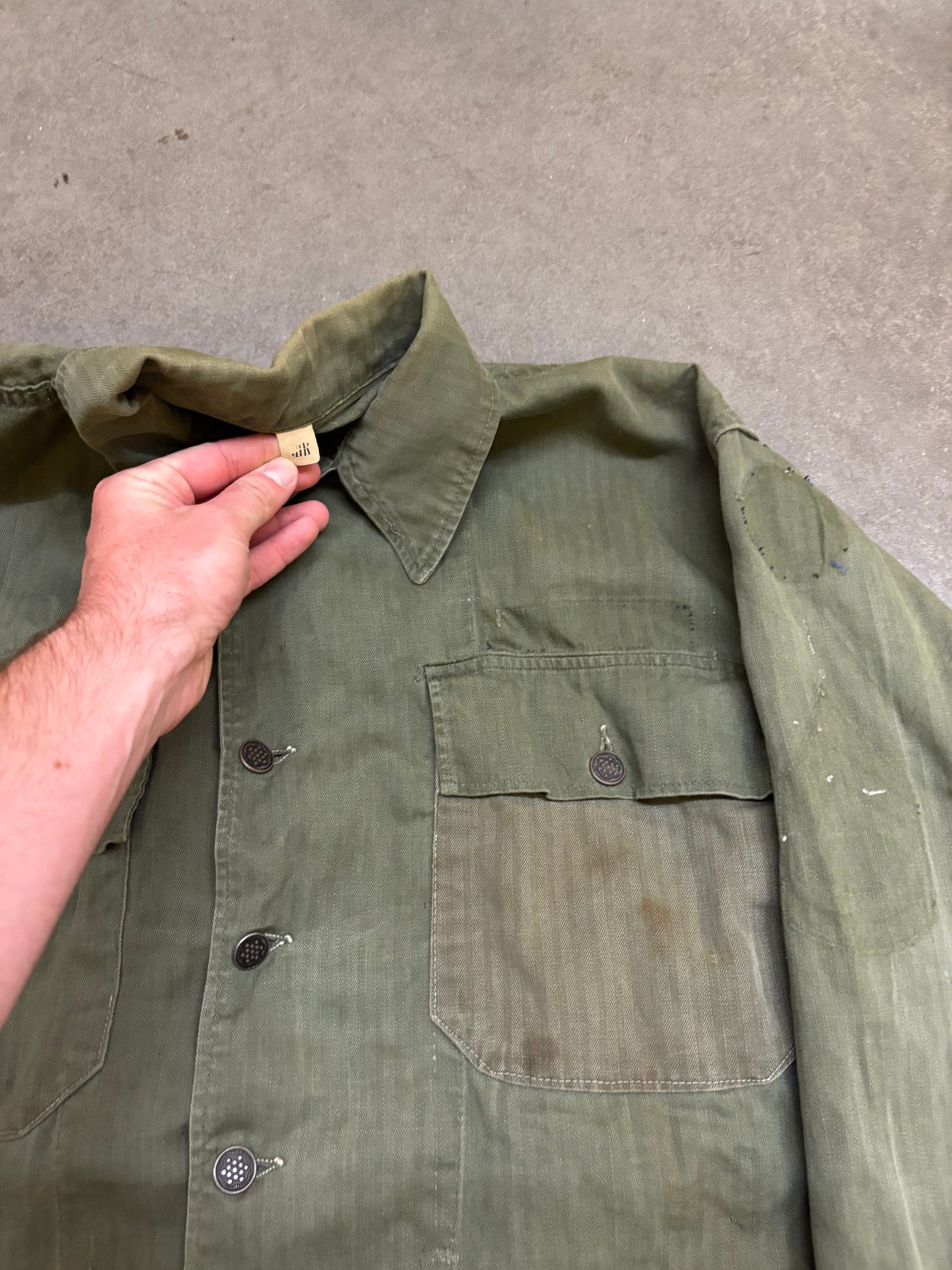 1950s HBT Korean War Top - XL