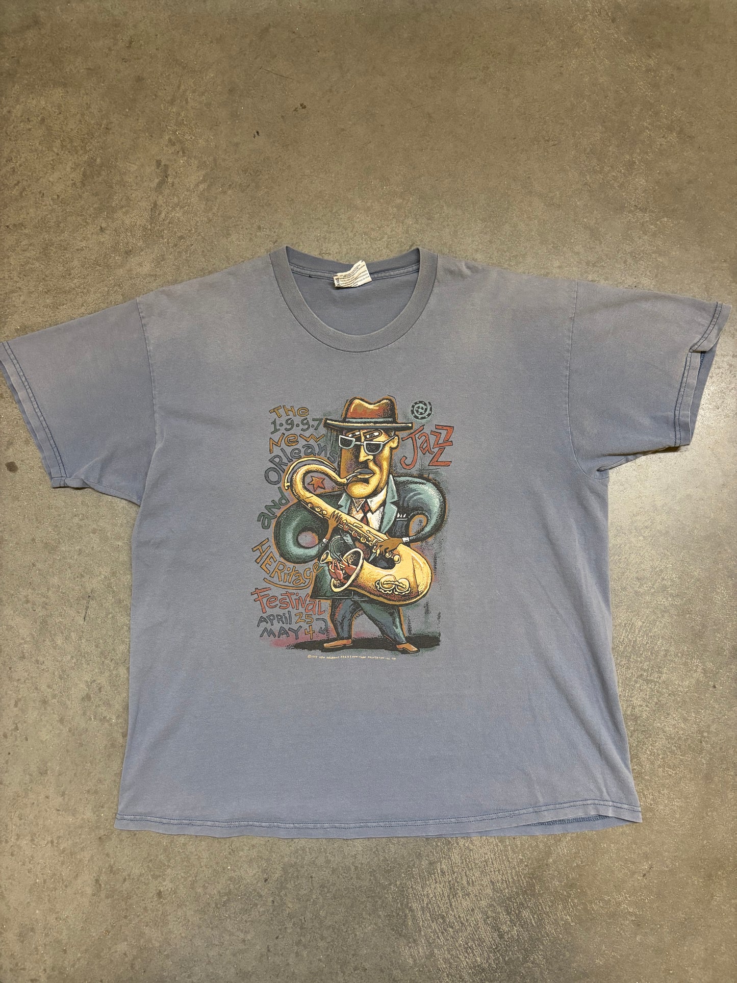 1997 New Orleans Jazz Fest Tee - XL