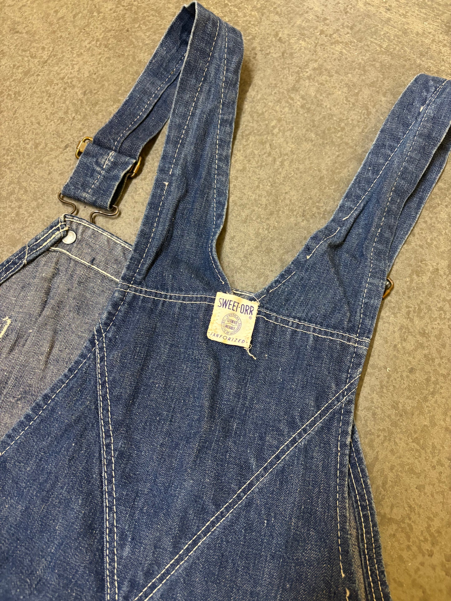 1960s Sweet Orr Overalls - 38x30