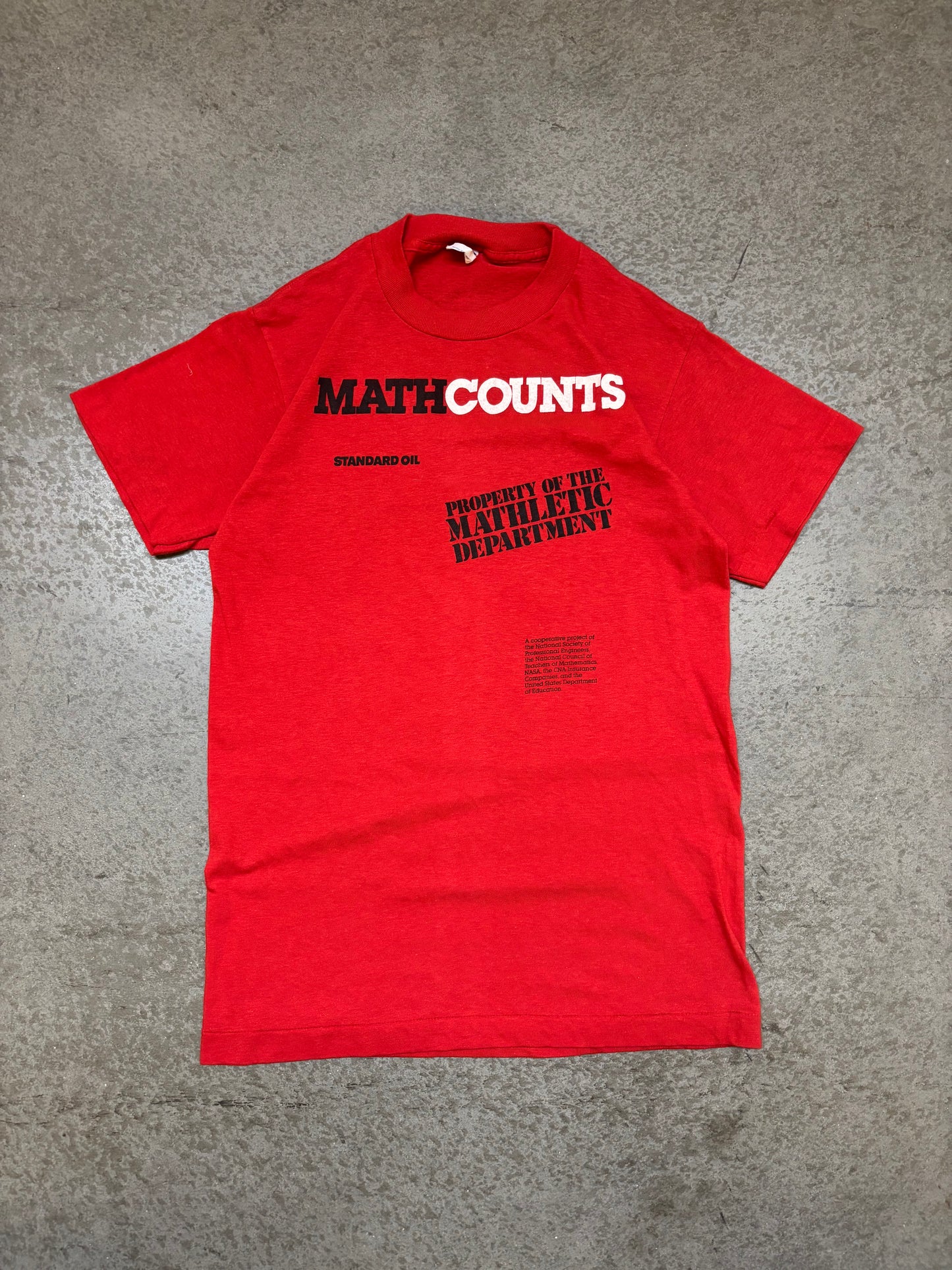 70s Math Tee - M