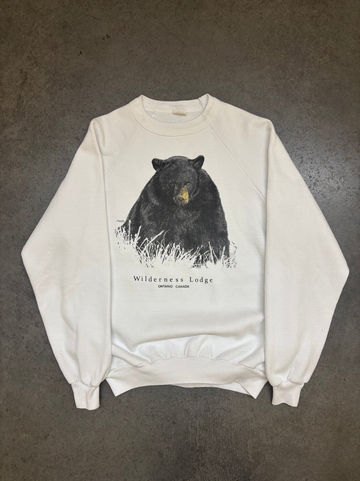 80s Bear Sweatshirt - L
