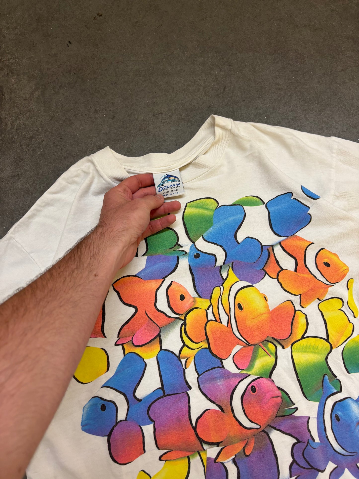 90s Fish Tee - L