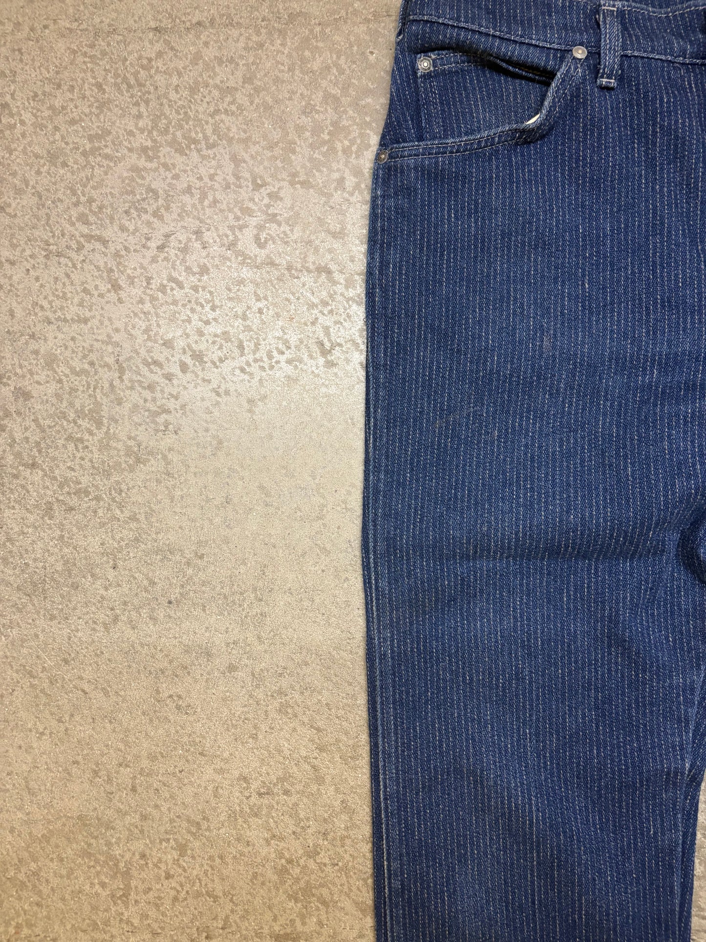 90s Lee Striped Denim - 34x30